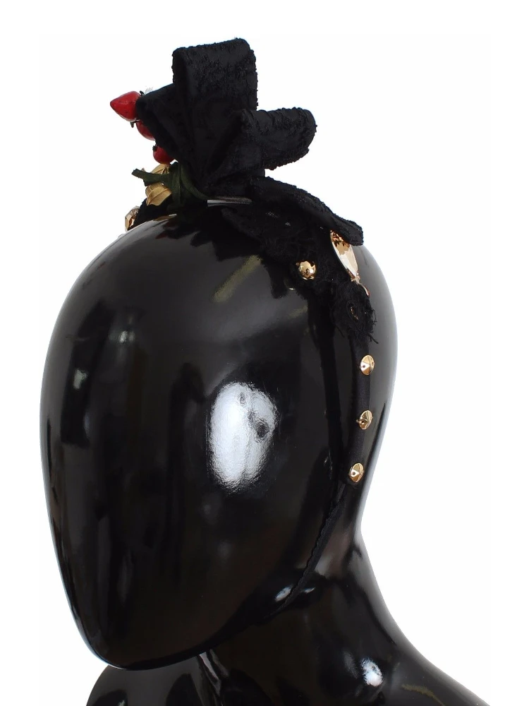 Diadem Headband Tiara Berry Fruit Crystal Bow Hair