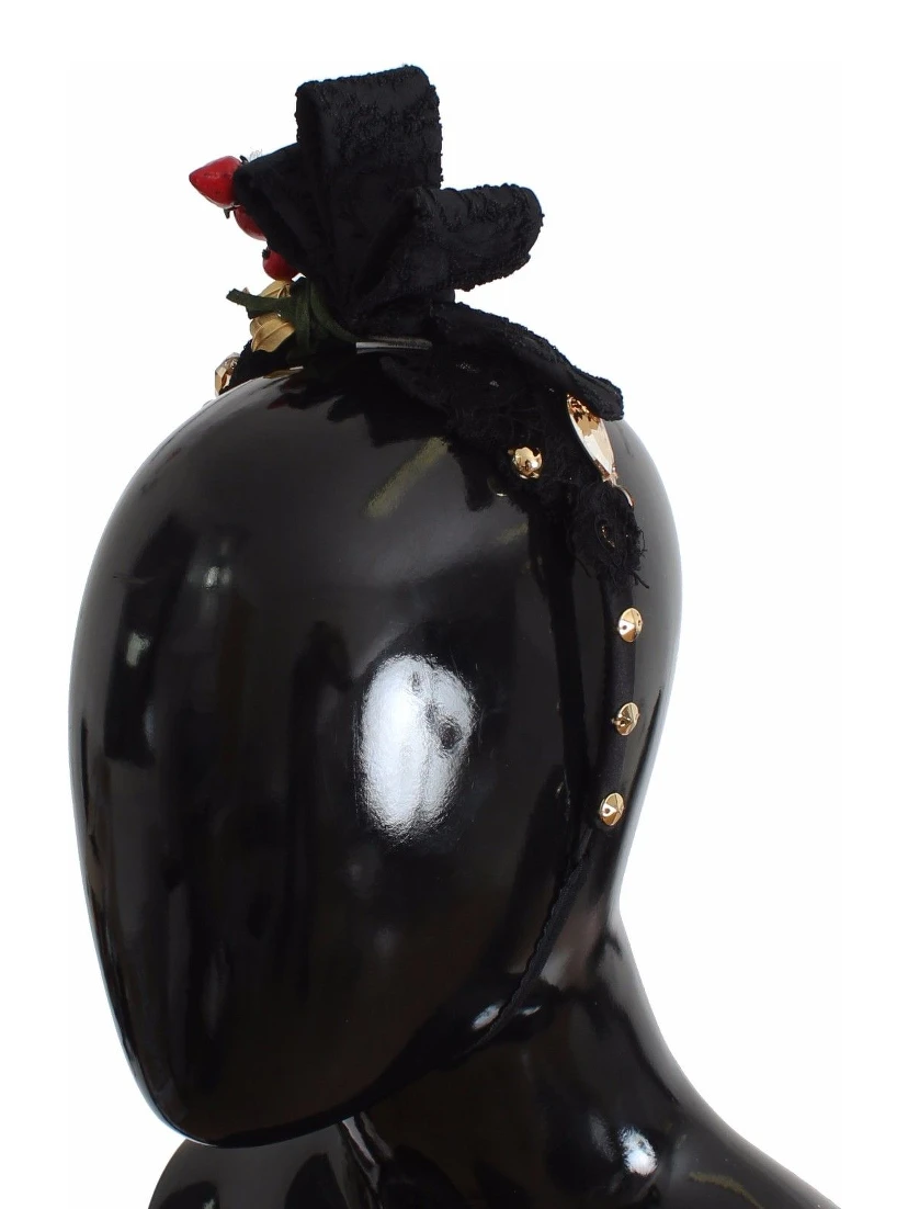 Diadem Headband Tiara Berry Fruit Crystal Bow Hair