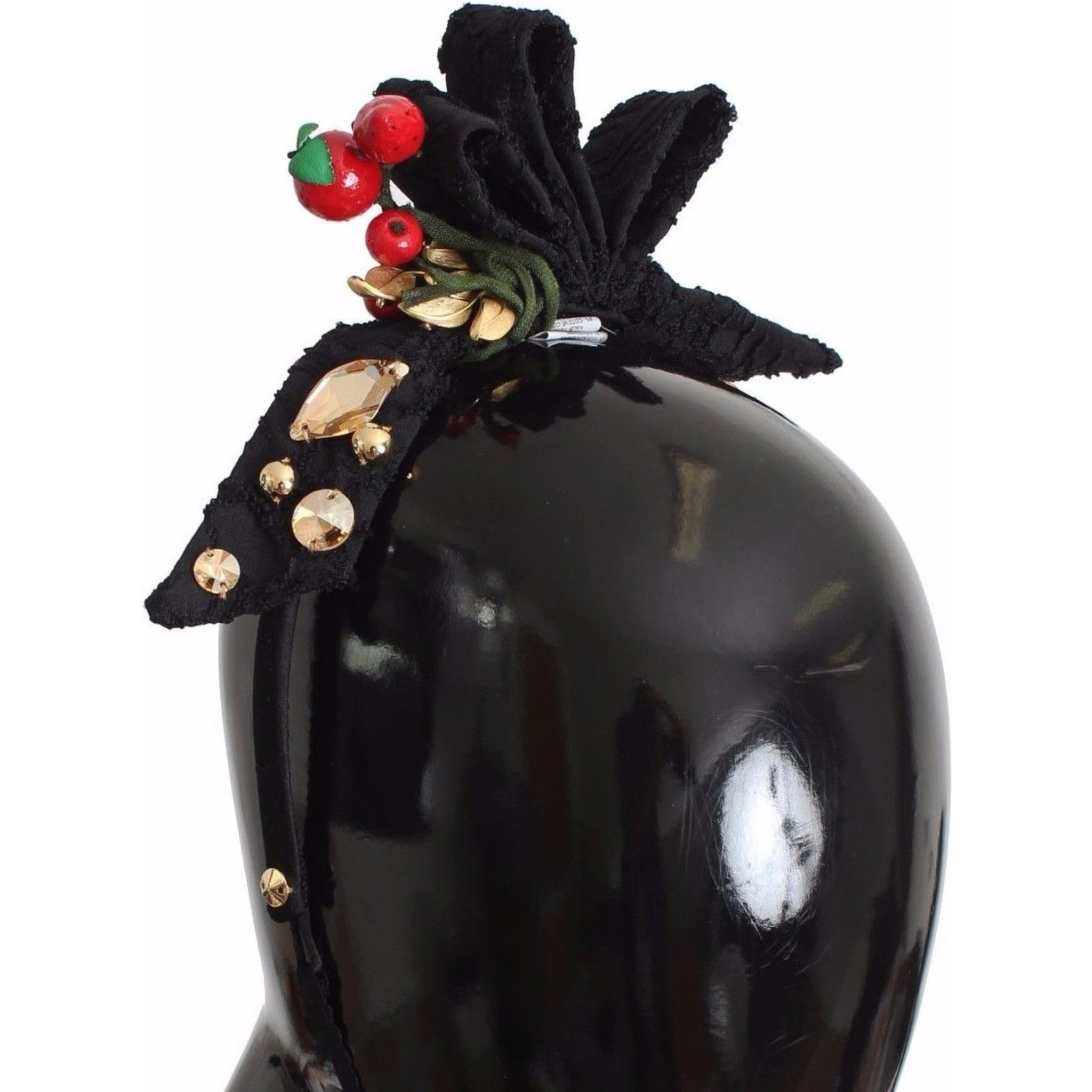 Diadem Headband Tiara Berry Fruit Crystal Bow Hair