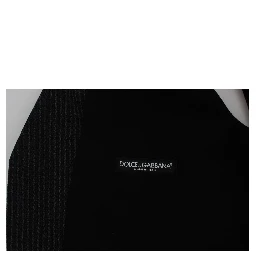 Gray Striped Formal Vest