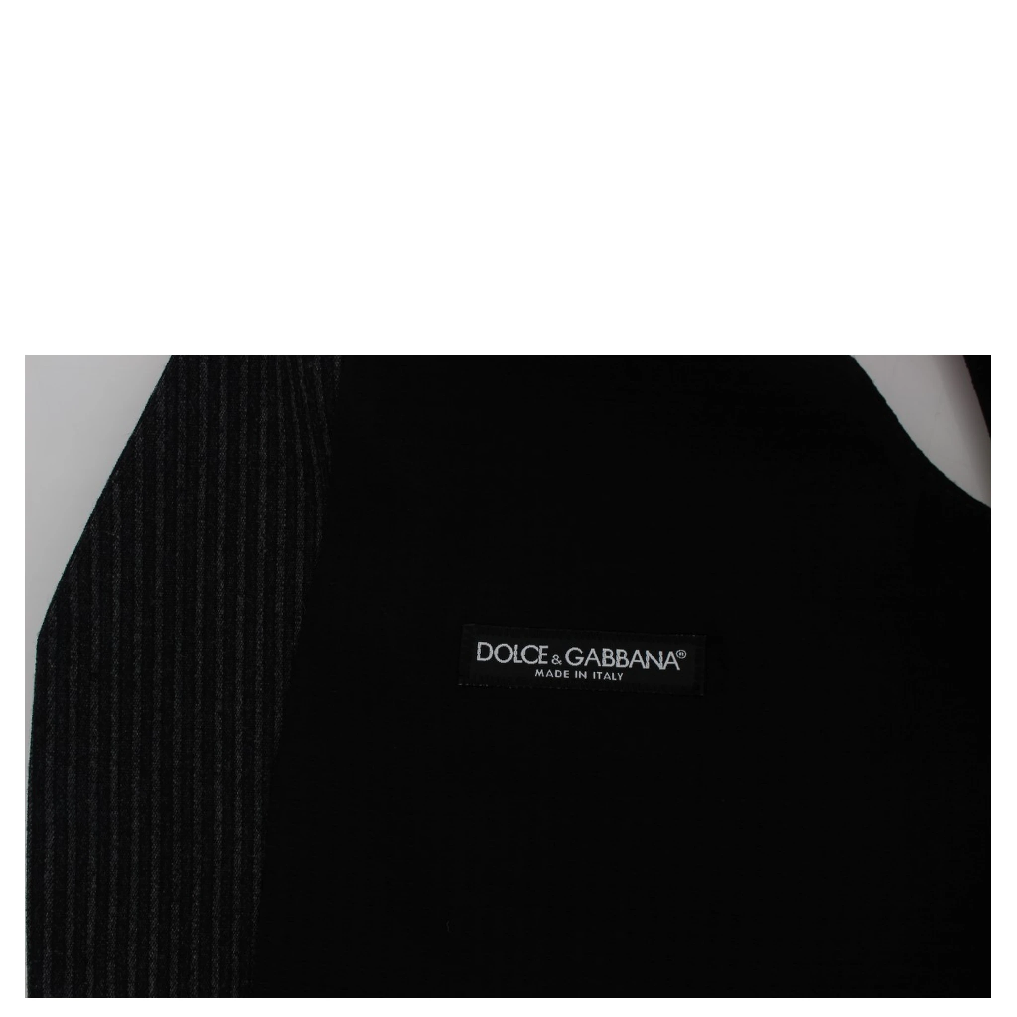 Gray Striped Formal Vest