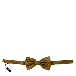 Yellow Mustard 100% Silk Butterfly Papillon Men Bow Tie