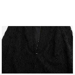 Black Floral Lace Long Ball Maxi Dress