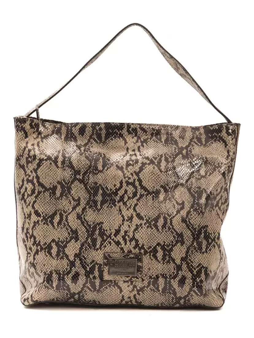 Brown Leather Shoulder Bag