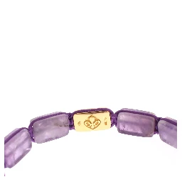 CZ Amethyst 18K Gold 925 Bracelet