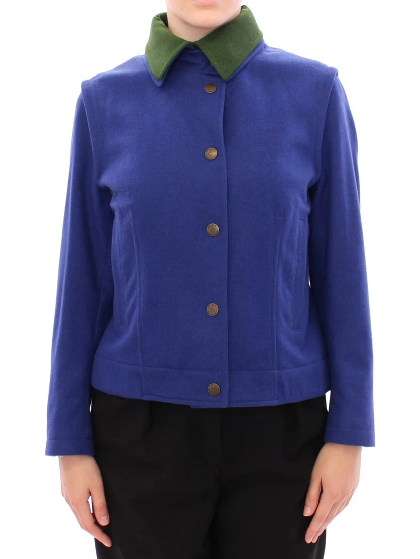 Habsburg Blue Green Wool Jacket Coat