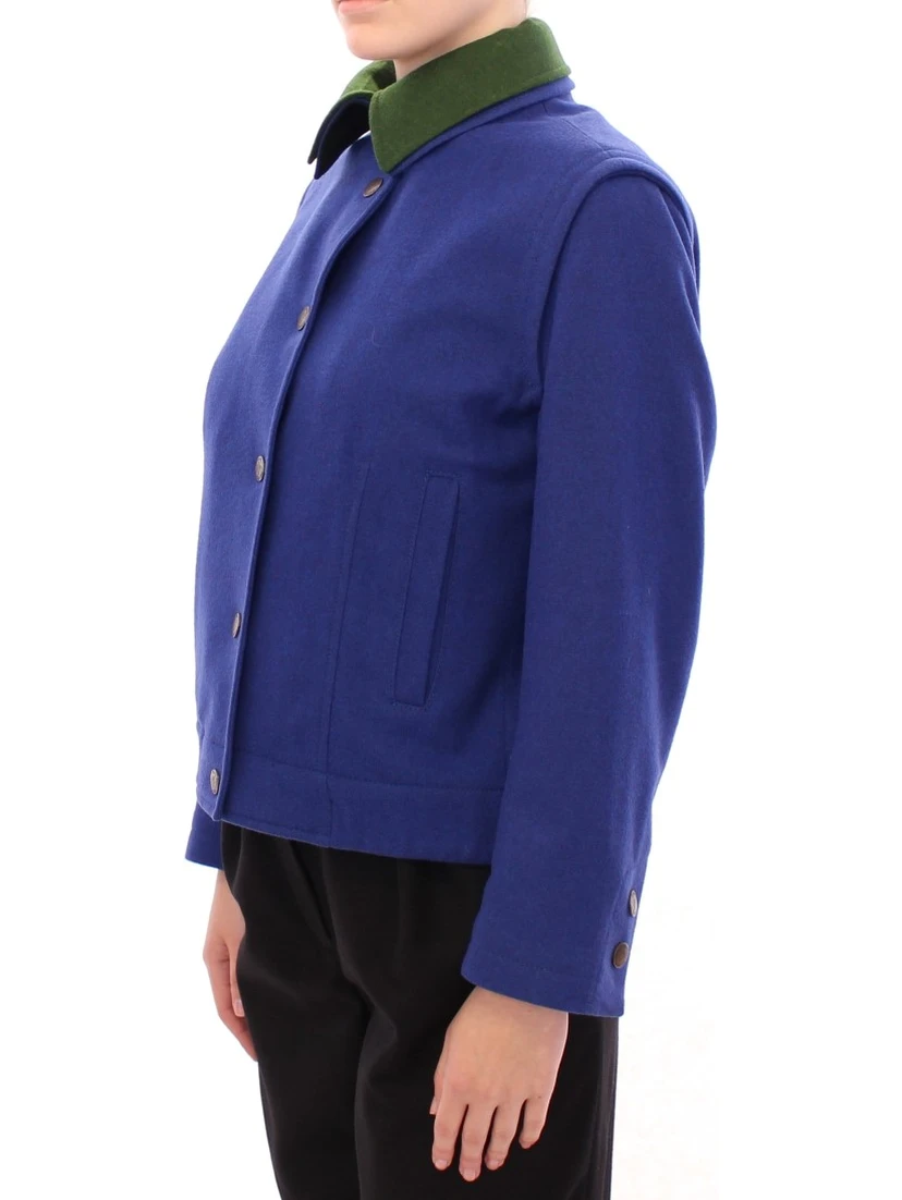 Habsburg Blue Green Wool Jacket Coat