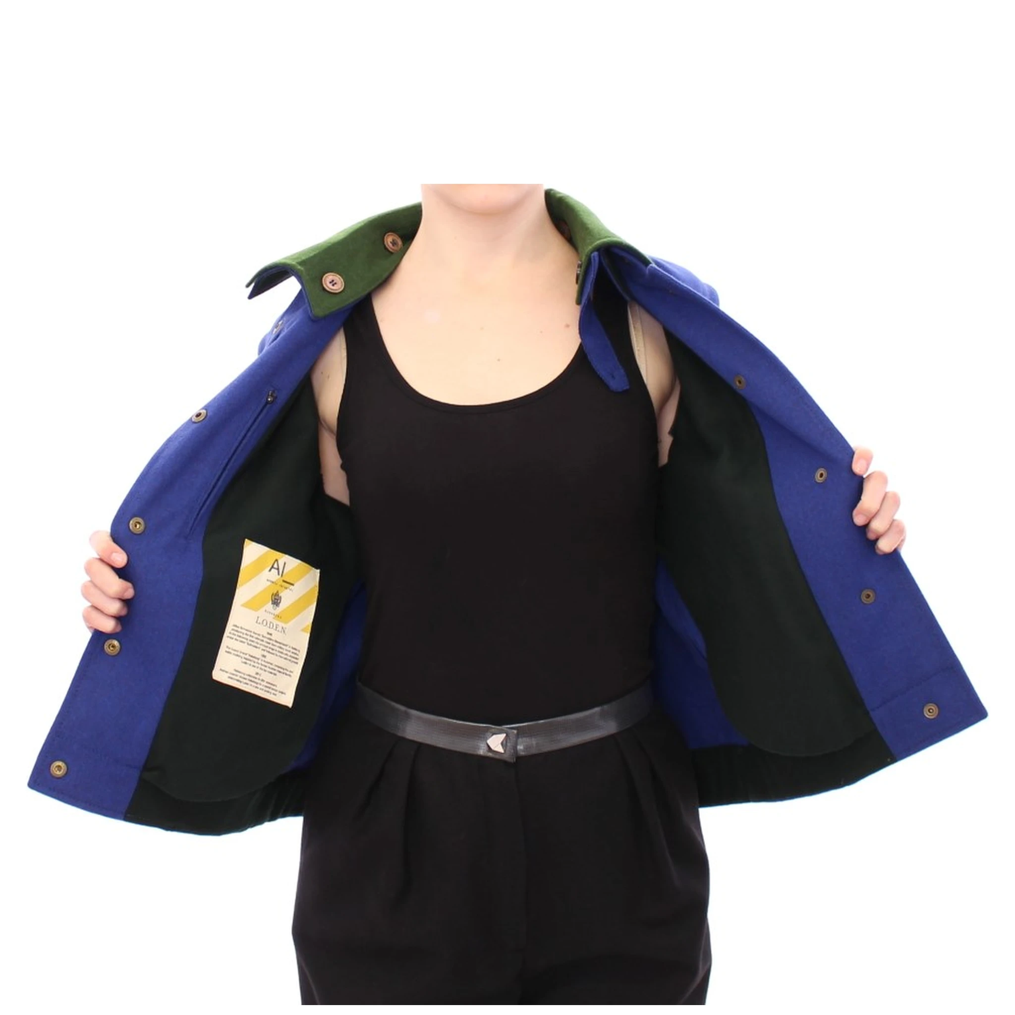 Habsburg Blue Green Wool Jacket Coat