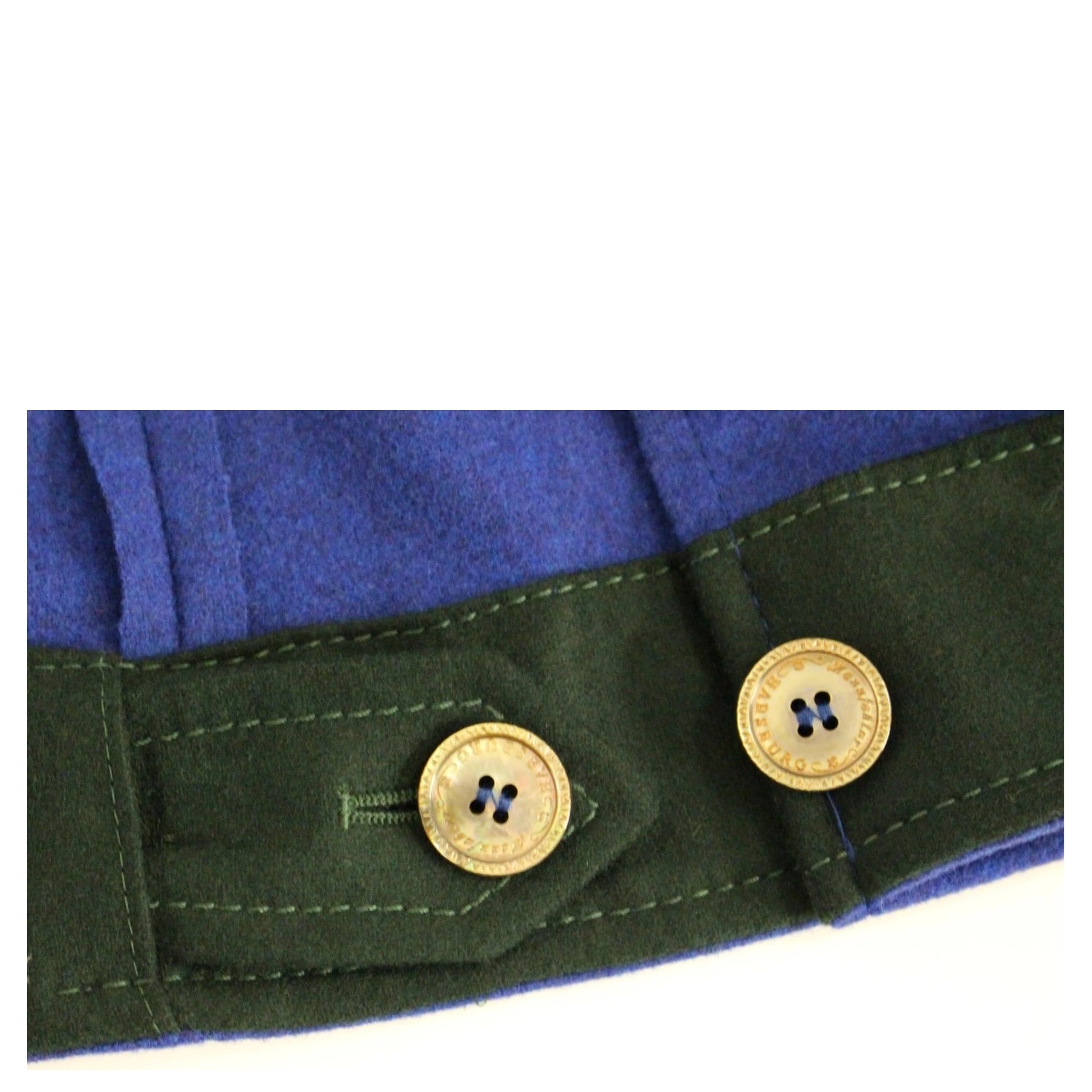 Habsburg Blue Green Wool Jacket Coat