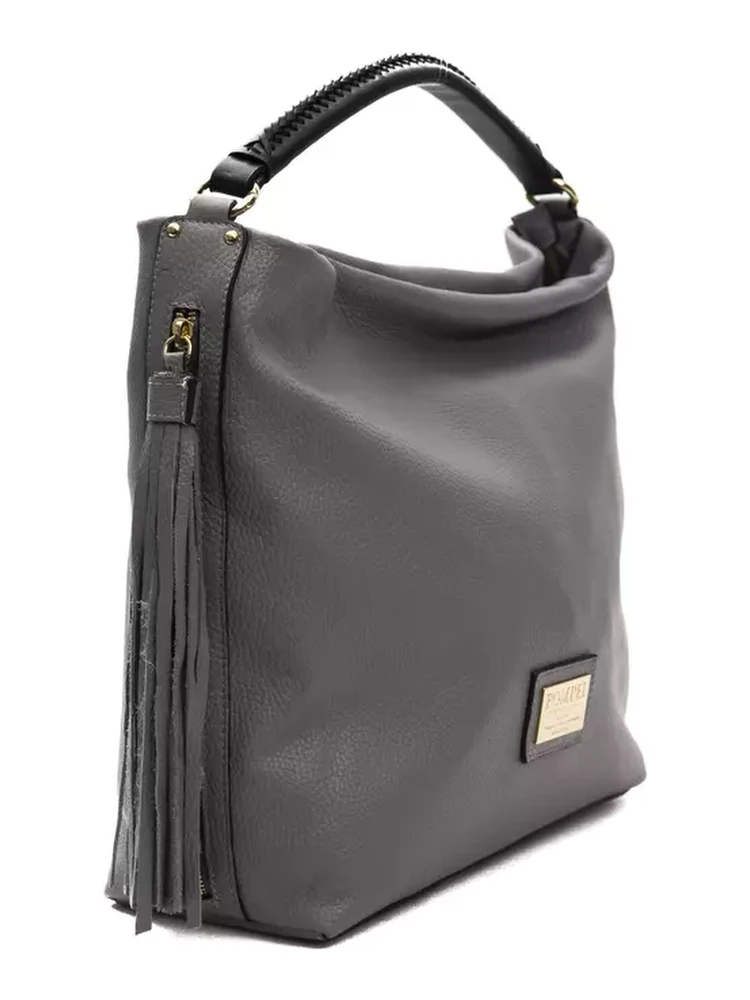 Gray Leather Shoulder Bag alternative