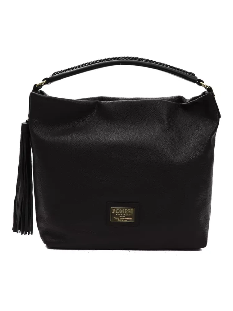 Black Leather Shoulder Bag
