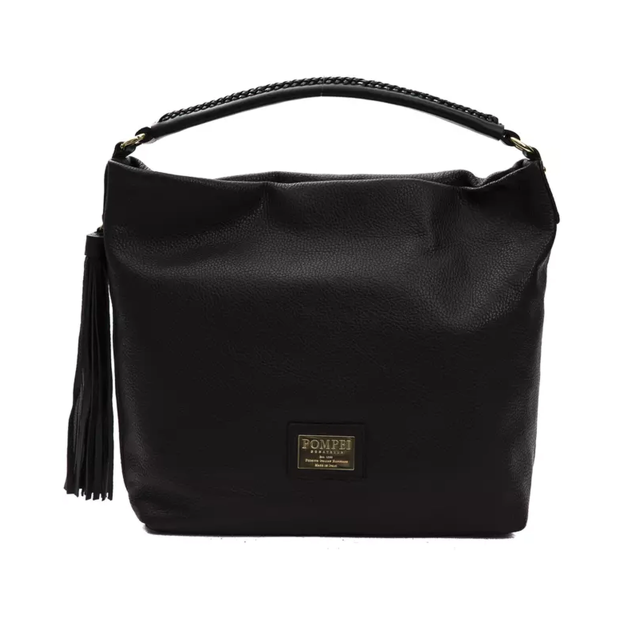 Black Leather Shoulder Bag