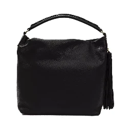 Black Leather Shoulder Bag