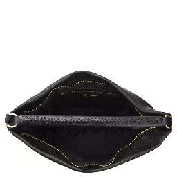 Black Leather Shoulder Bag