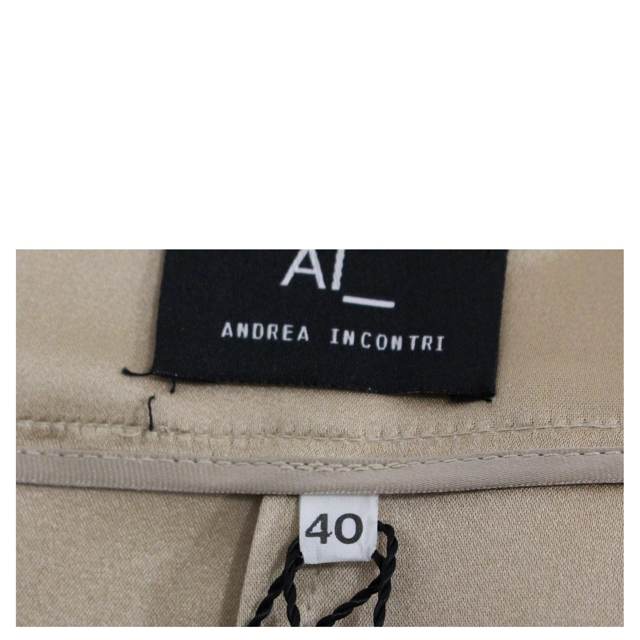 Brown Silk Solid Mini Pleated Skirt