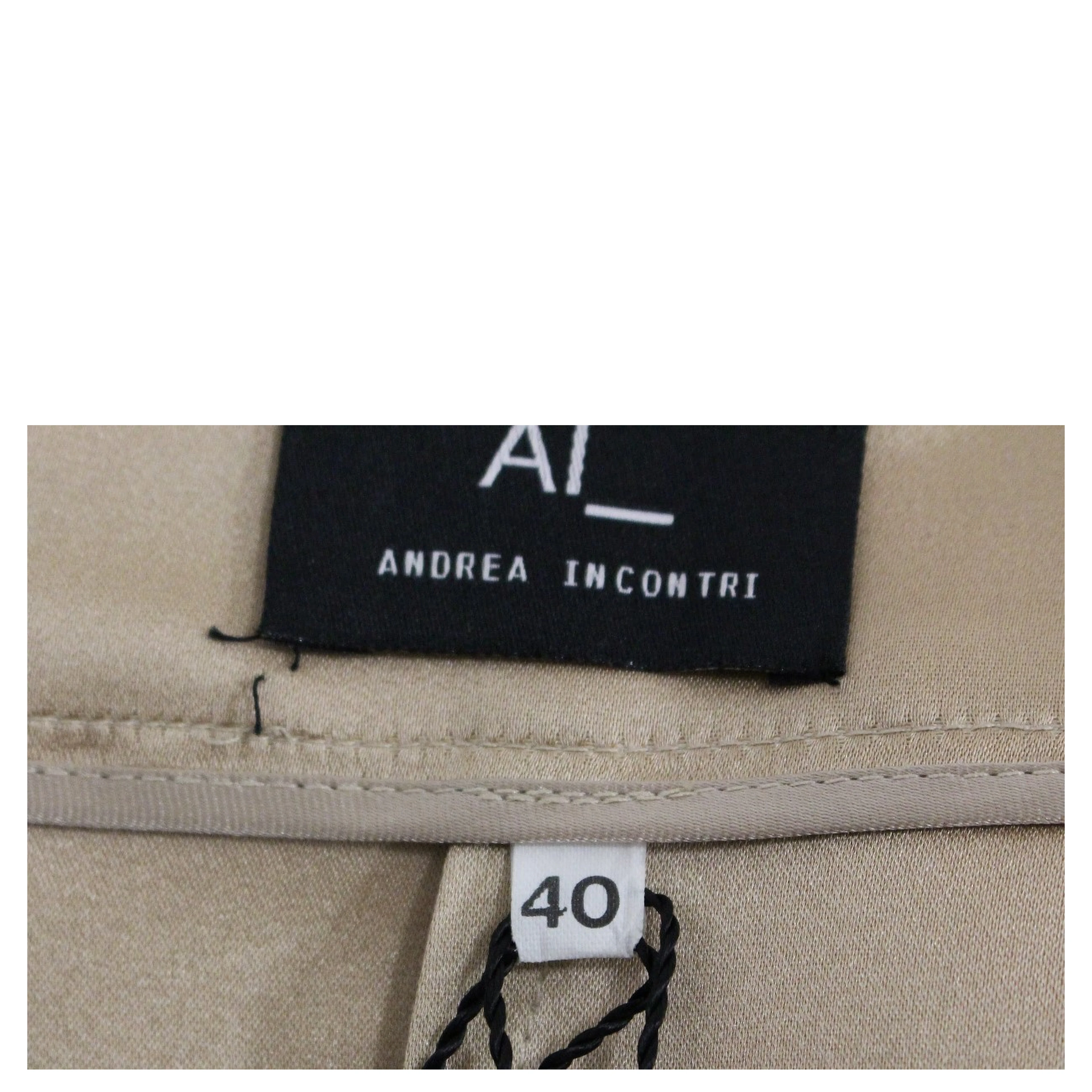 Brown Silk Solid Mini Pleated Skirt