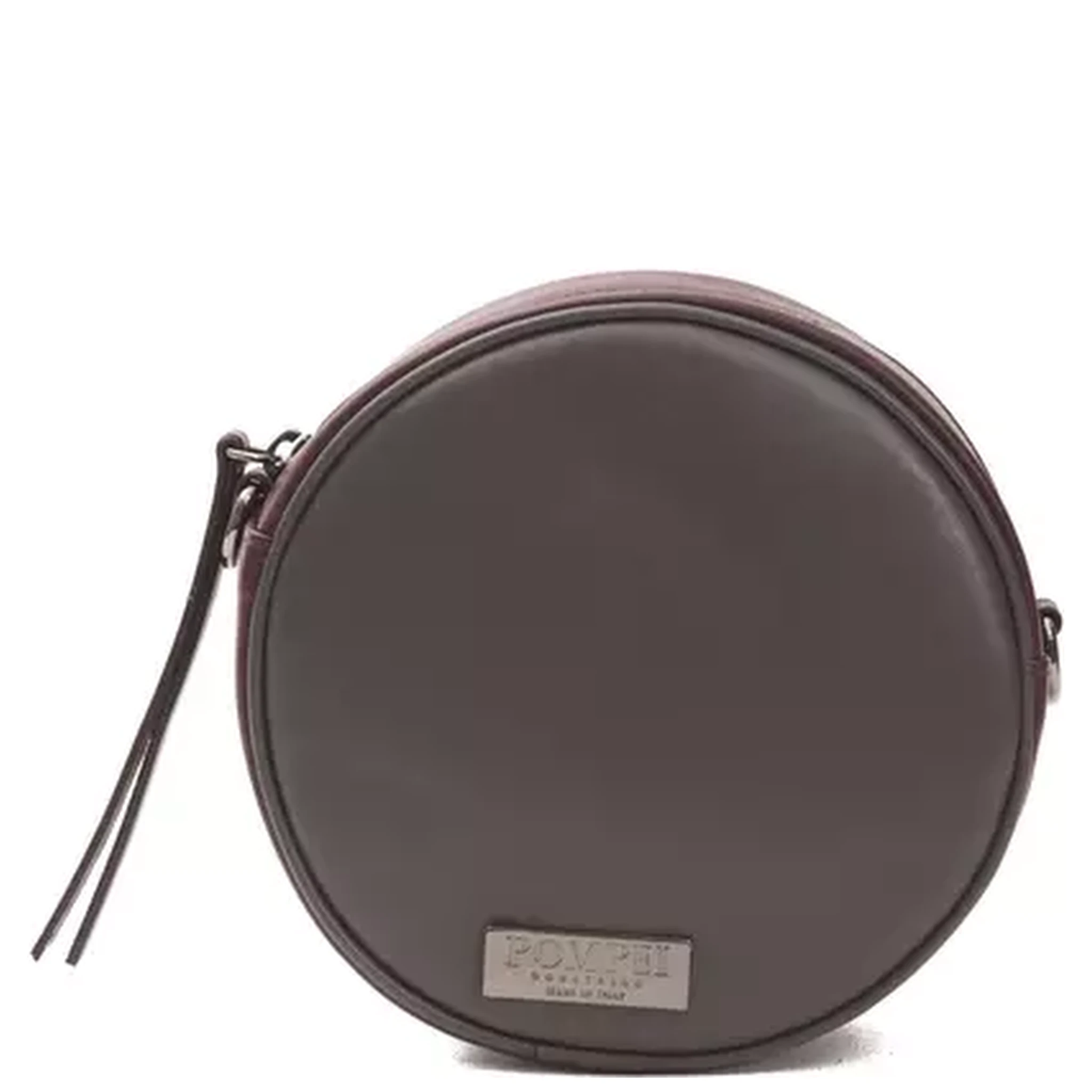 Burgundy Leather Crossbody Bag