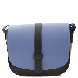 Blue Leather Crossbody Bag