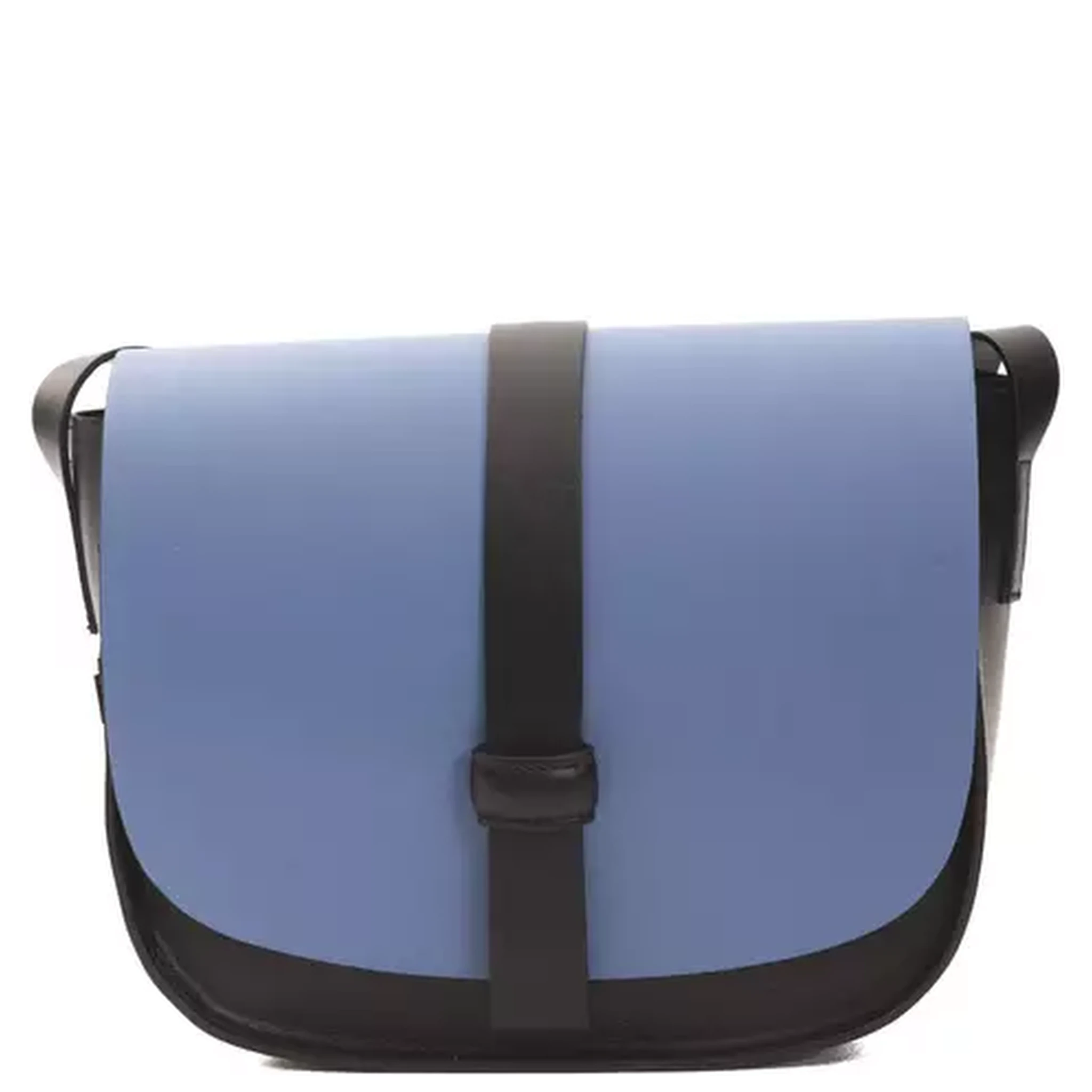 Blue Leather Crossbody Bag