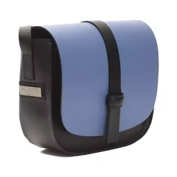 Blue Leather Crossbody Bag