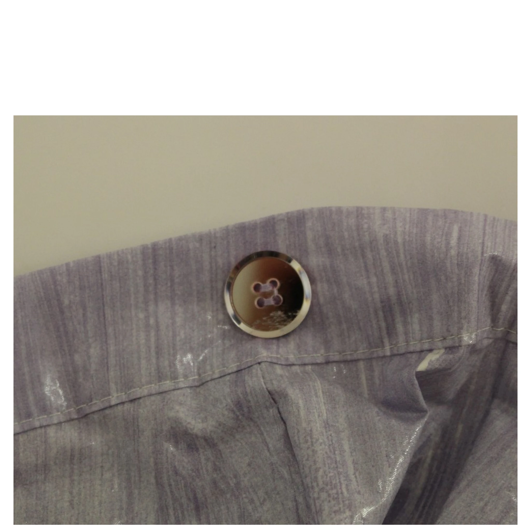 Purple Viscose Above-Knee Wrap Skirt