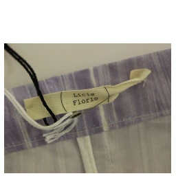 Purple Viscose Above-Knee Wrap Skirt