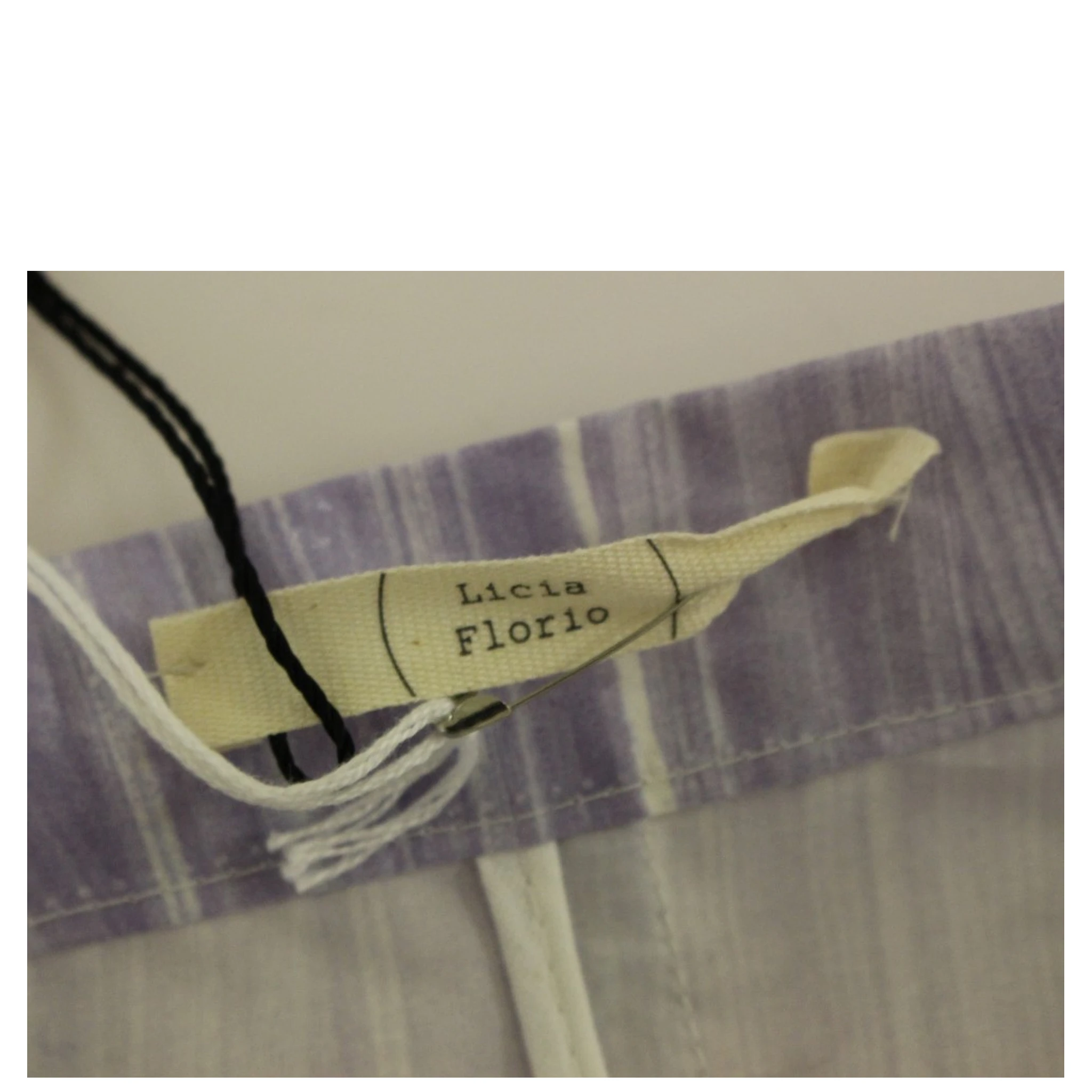 Purple Viscose Above-Knee Wrap Skirt