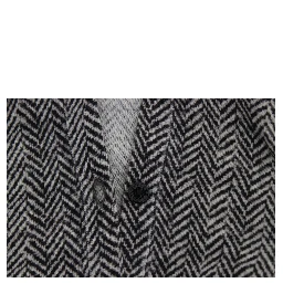 Black White Wool Top Cardigan Sweater