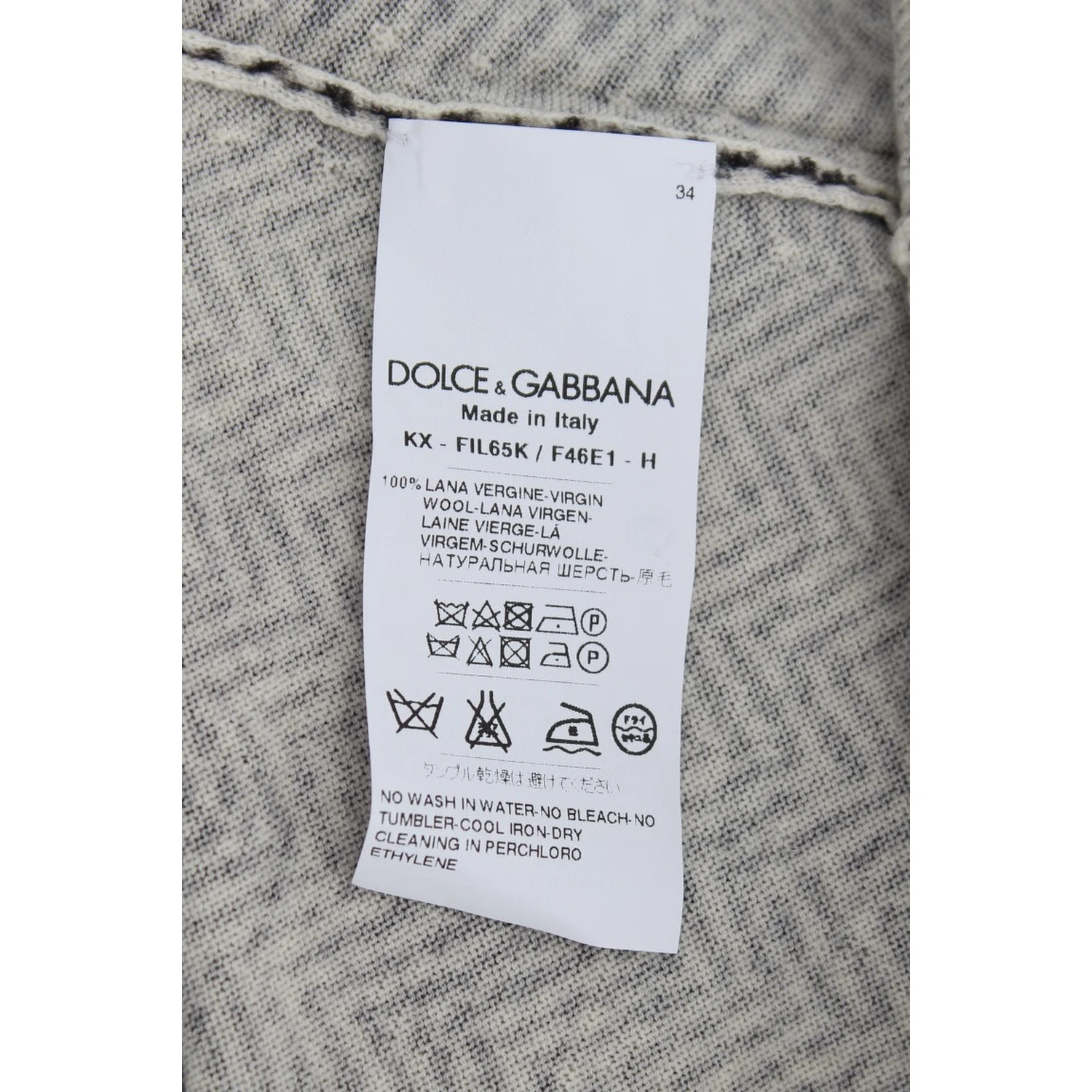 Black White Wool Top Cardigan Sweater