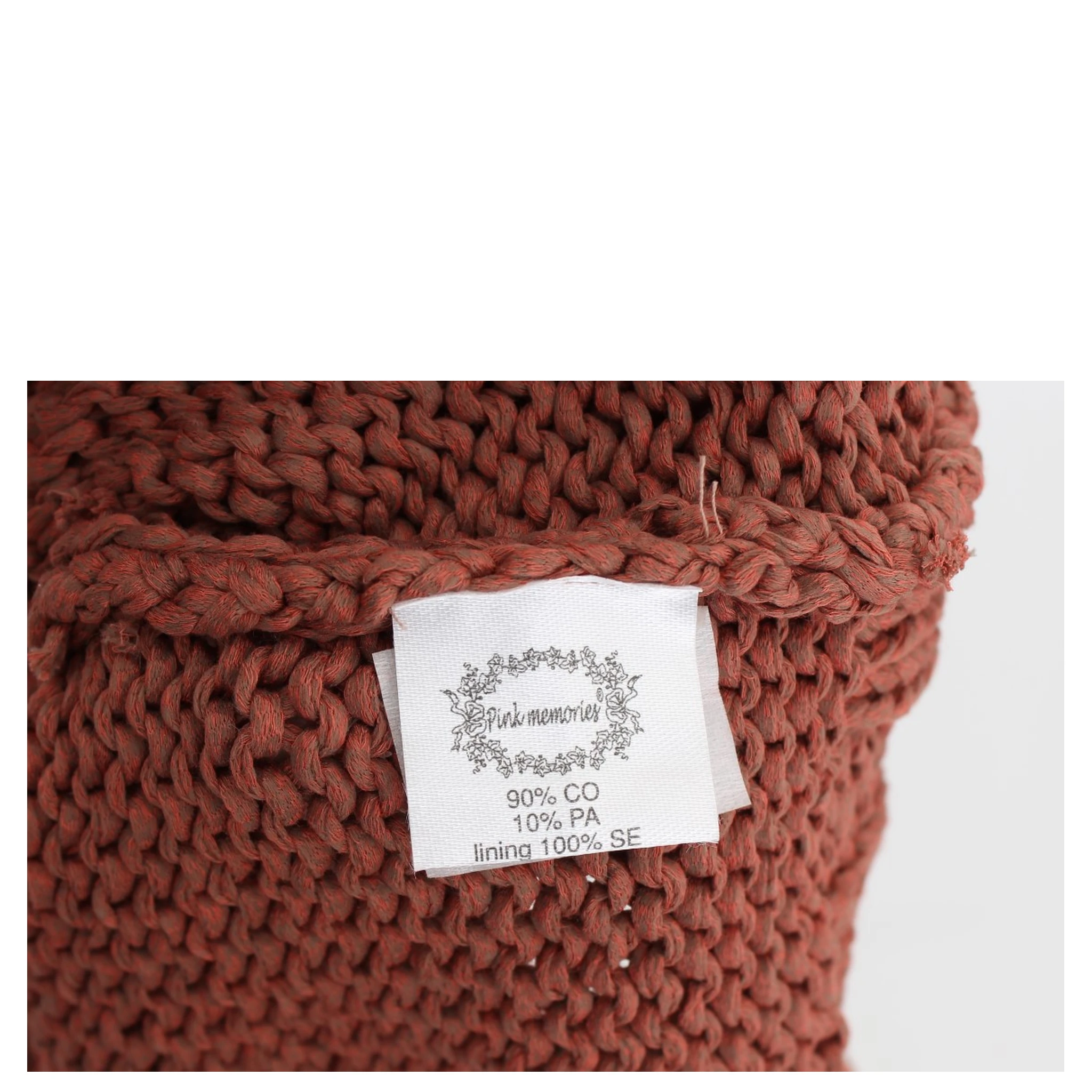 Red Cotton Blend Knitted Sleeveless Sweater