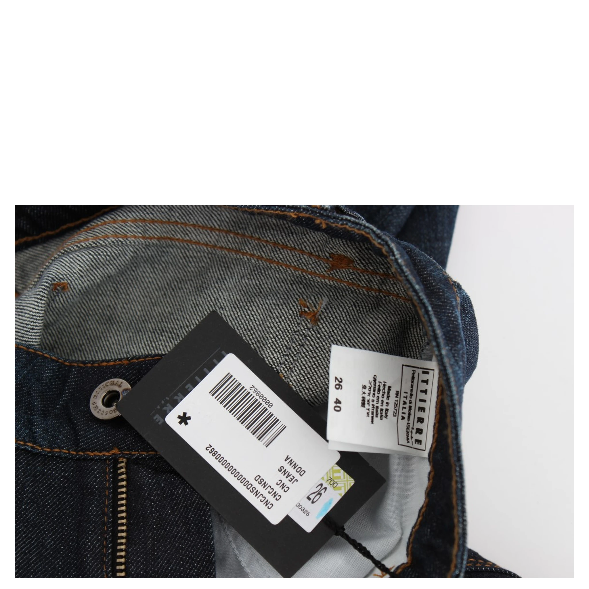 Blue Cotton Stretch Slim Fit Jeans