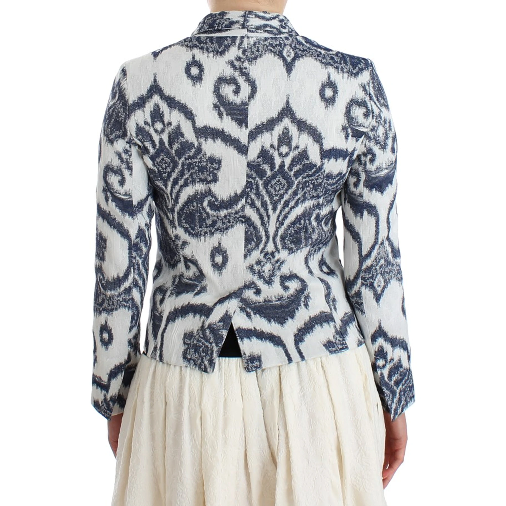 Blue White Blazer Suit Jacket