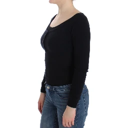 Black Cashmere Cardigan Sweater