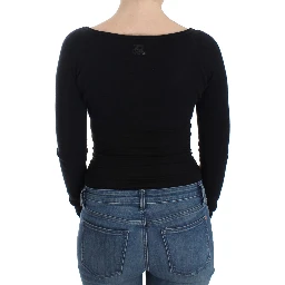 Black Cashmere Cardigan Sweater