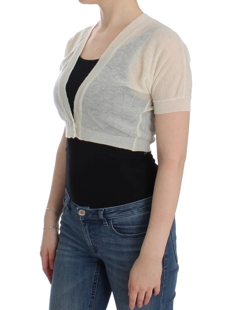 White Wool Cardigan Sweater alternative