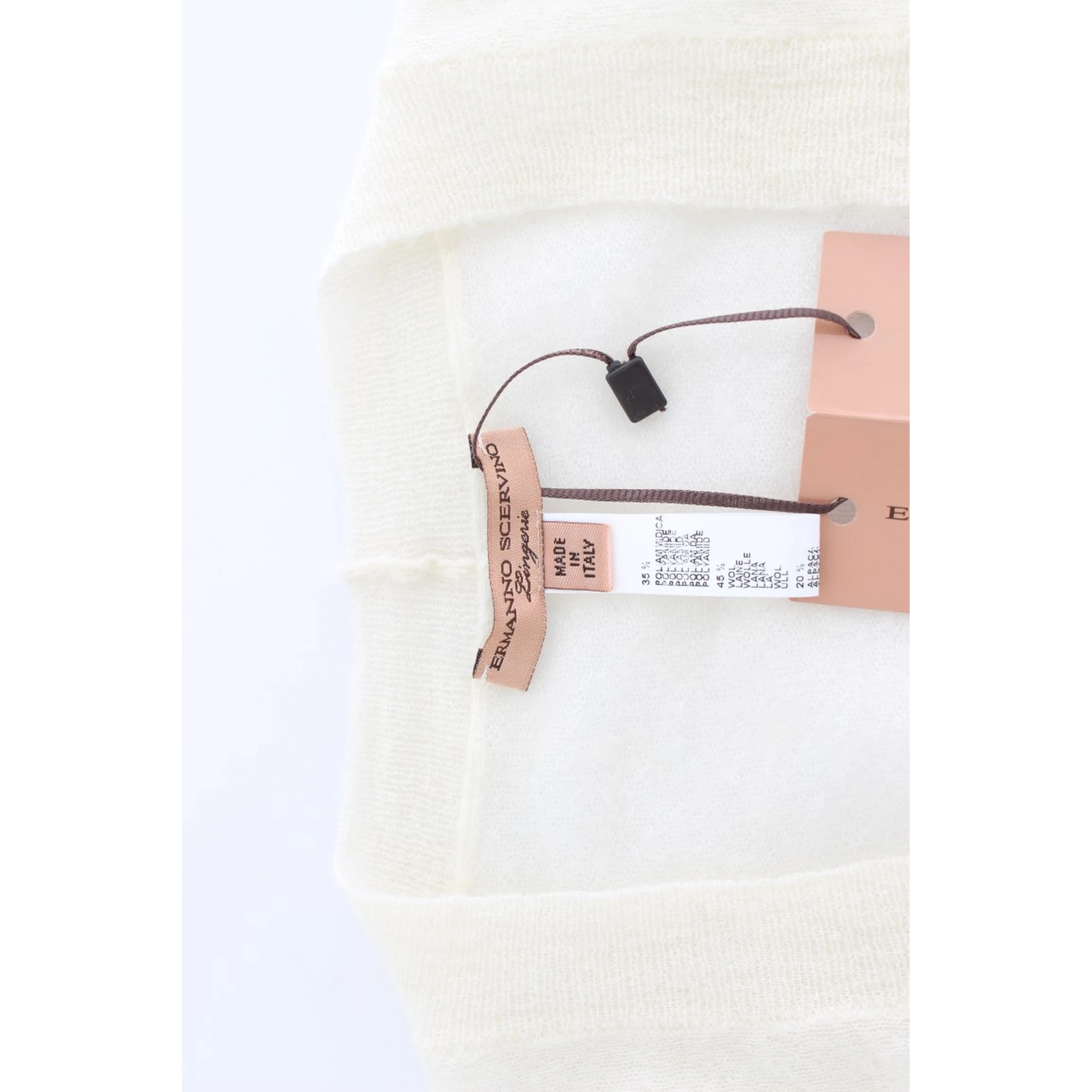 White Wool Cardigan Sweater