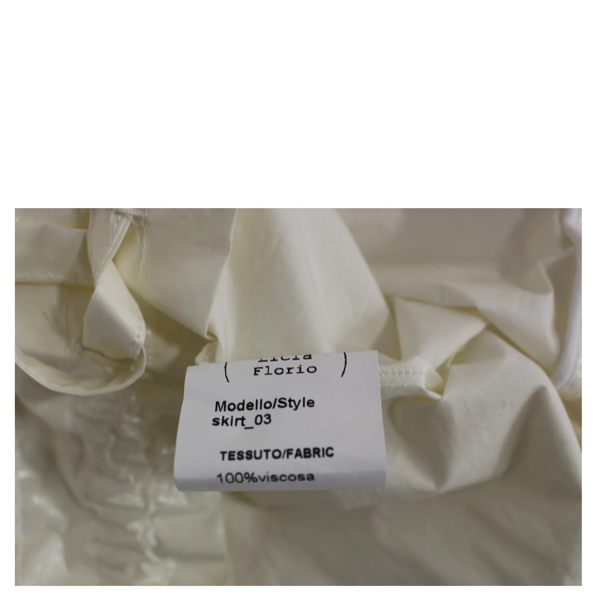 White Above-Knee Stretch Waist Strap Skirt