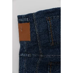 Blue Wash Cotton Baggy Loose Fit Jeans