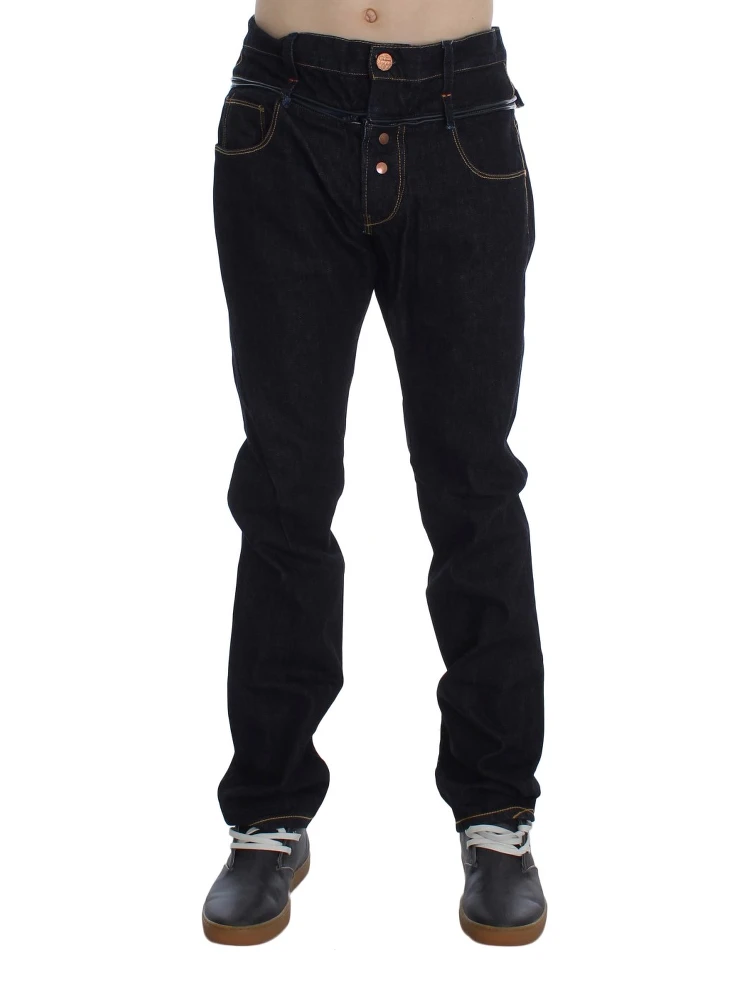 Blue Cotton Regular Straight Fit Jeans alternative