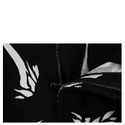 Black Tree Cotton Stretch Pants