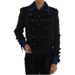 Black Wool Trench Jacket