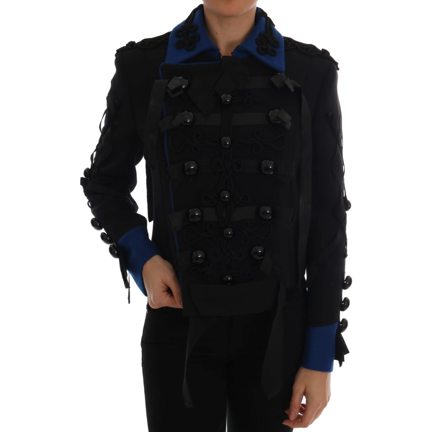 Black Wool Trench Jacket