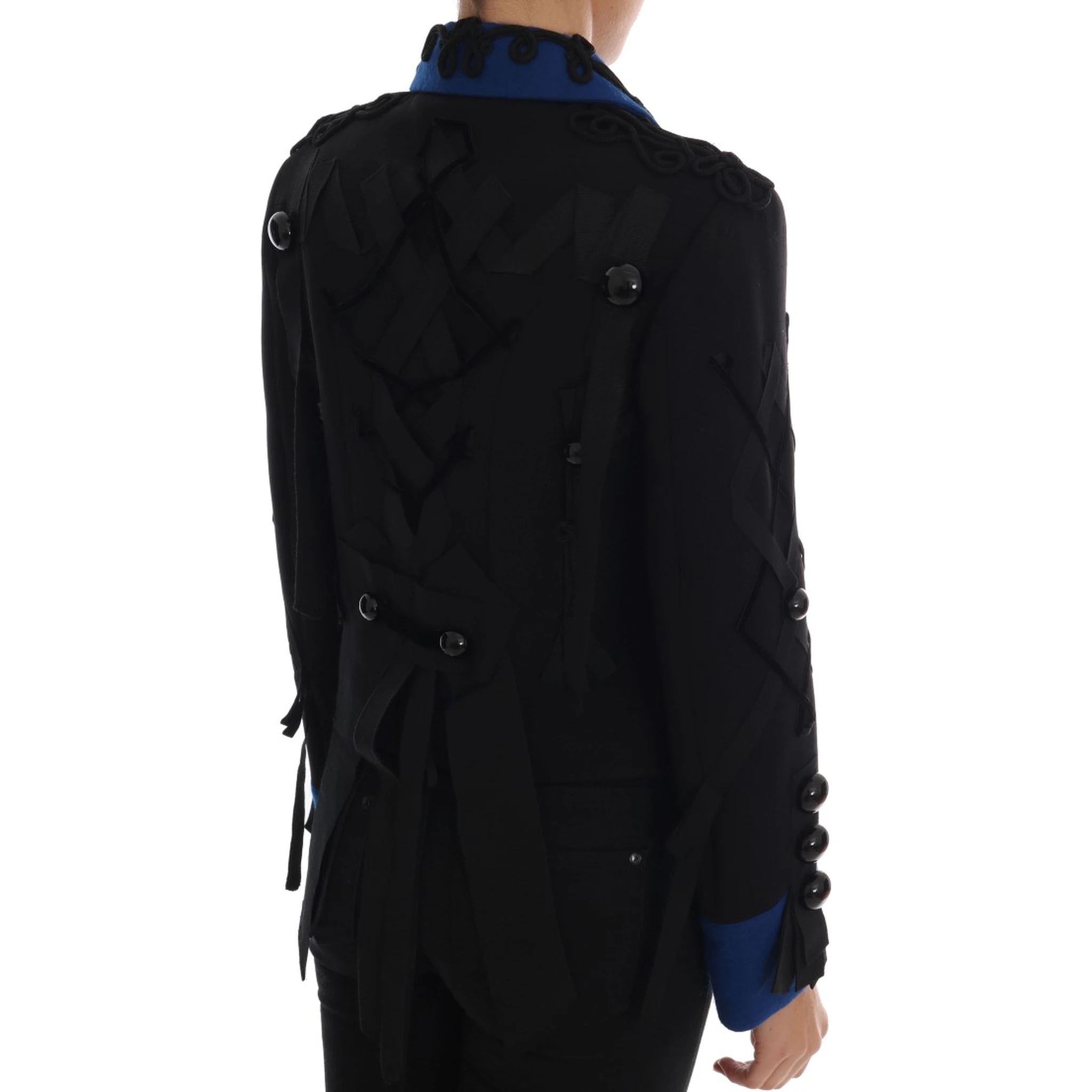 Black Wool Trench Jacket