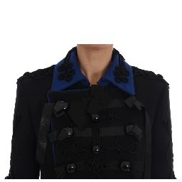 Black Wool Trench Jacket