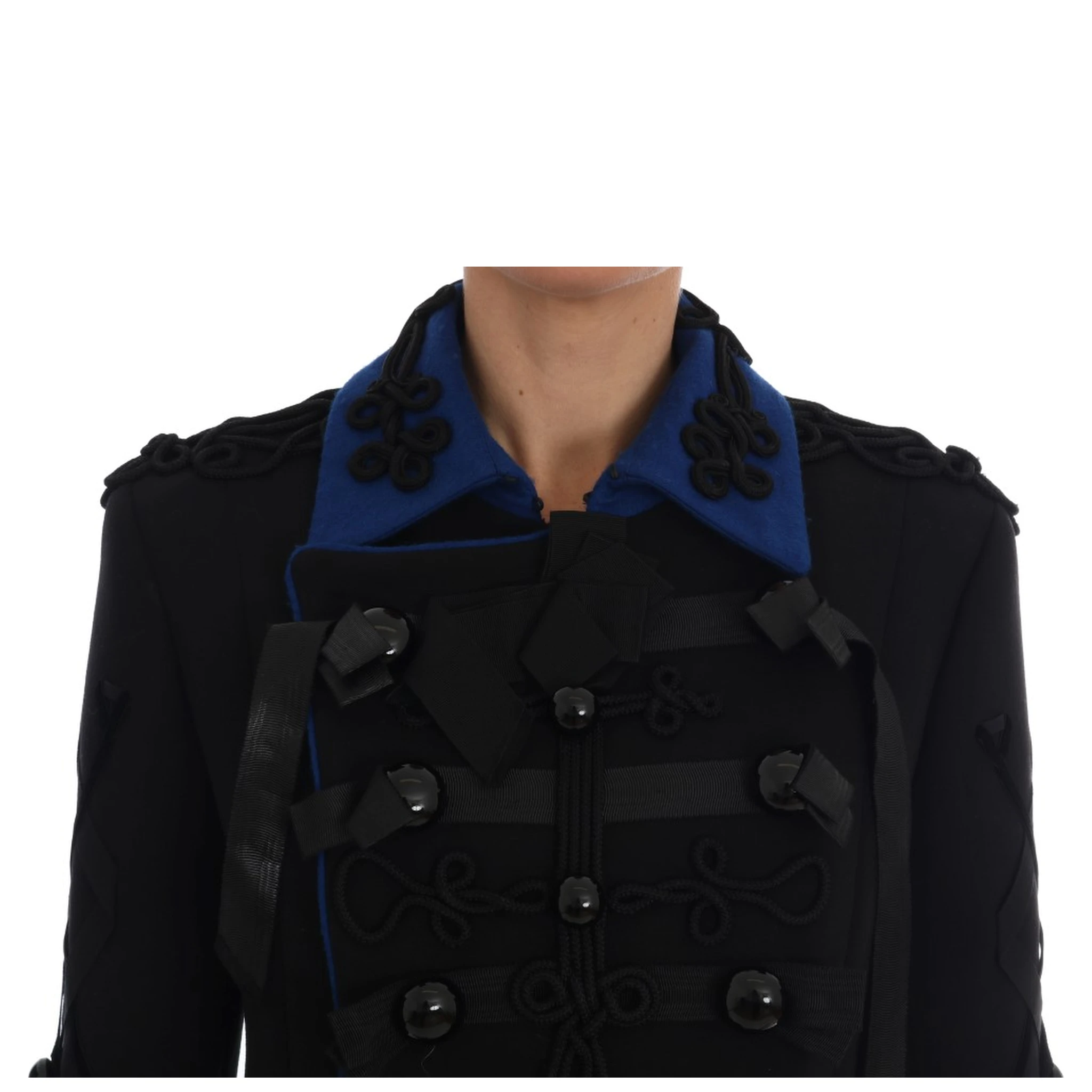 Black Wool Trench Jacket