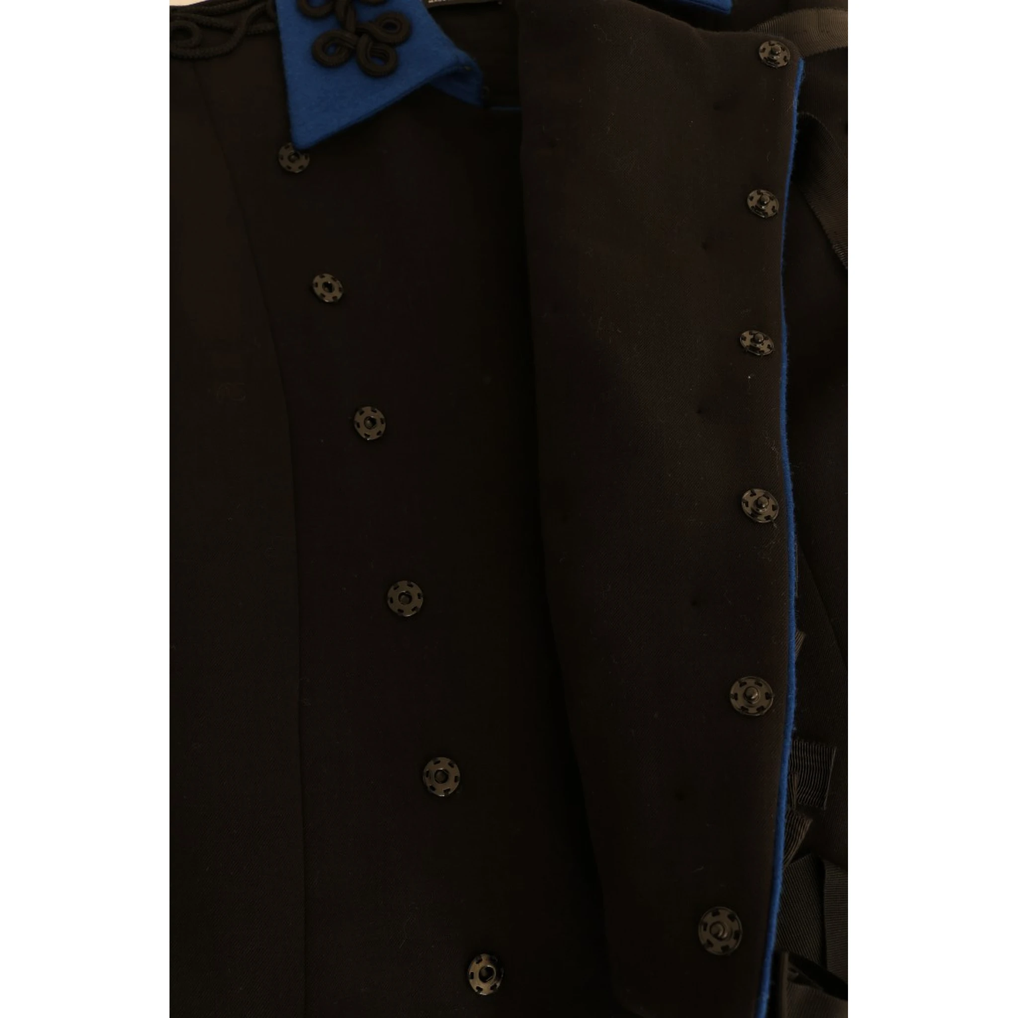 Black Wool Trench Jacket