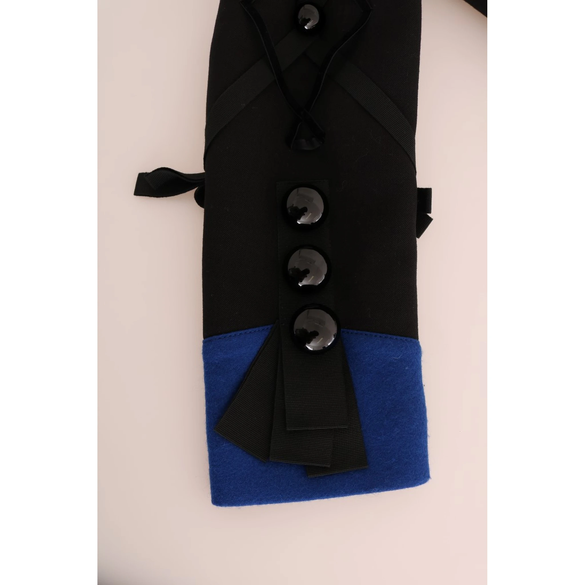 Black Wool Trench Jacket