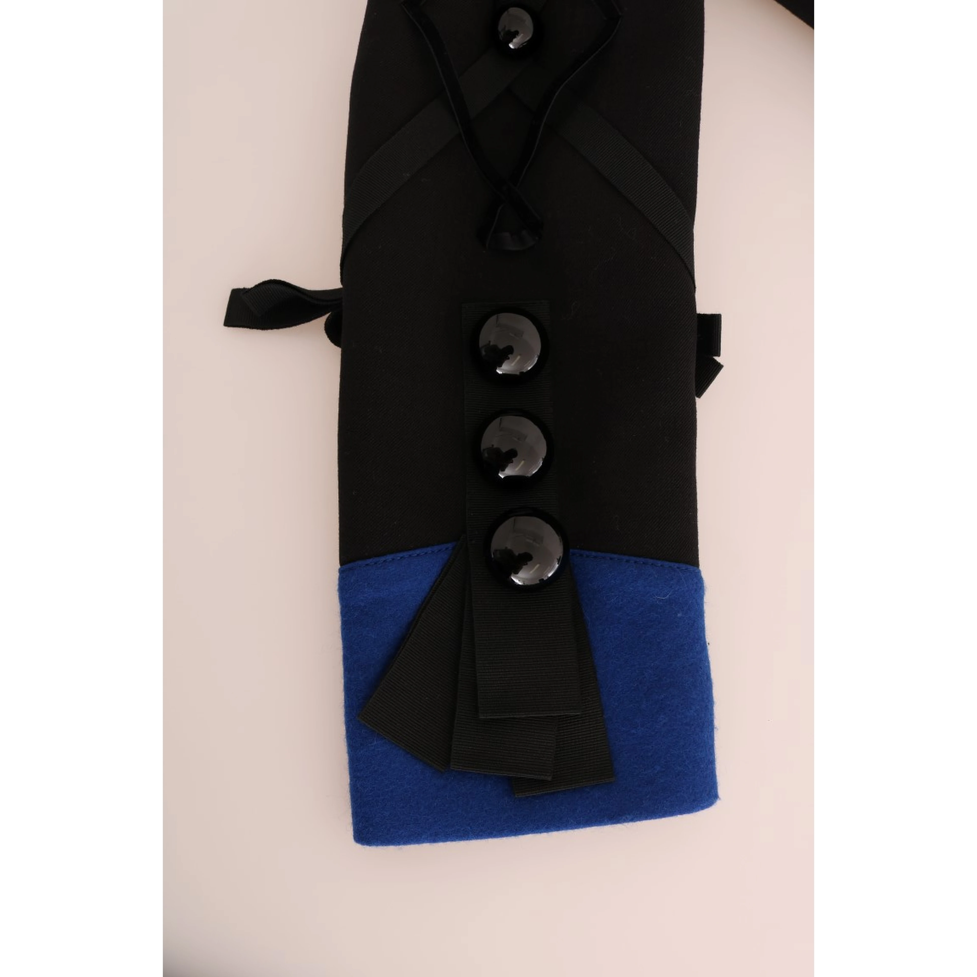 Black Wool Trench Jacket