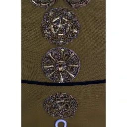 Yellow Crystal Cross Vest Jacket