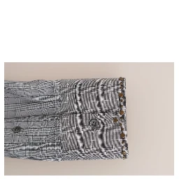 Gray Check GOLD Cotton Slim Fit Shirt